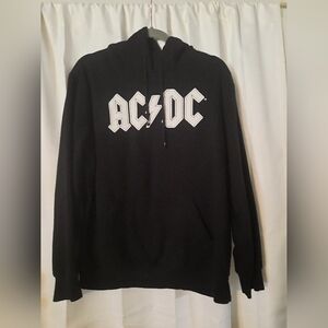 AC/DC Black Hoodie Size Large